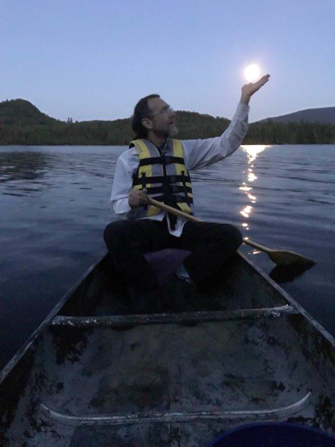 holding the moon